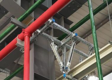 波密该抗震支架的整体式支吊架结构协调性好